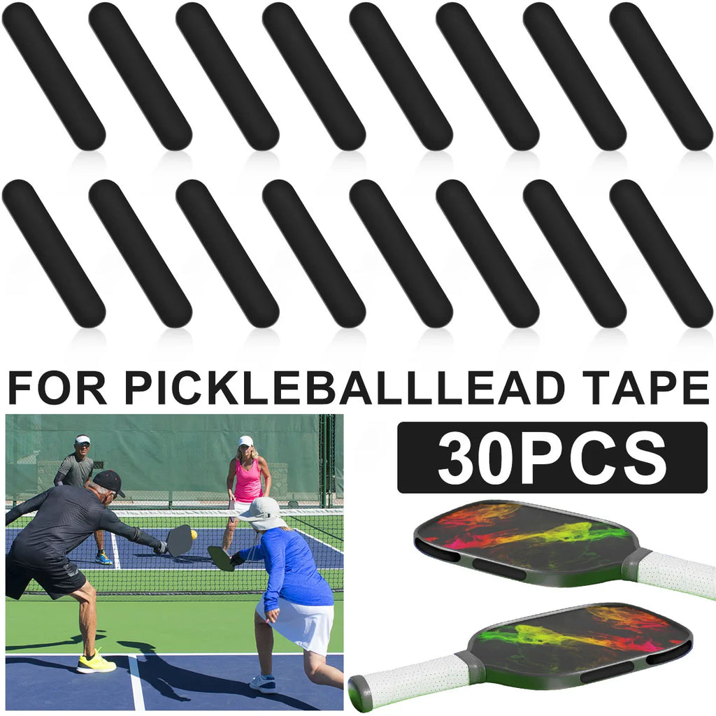 30Pcs Pickleball Weight Tapes Strips Add Swing Weight To Golf Club Tennis Racket Iron Putter Racquets Golf Club Accessaries
