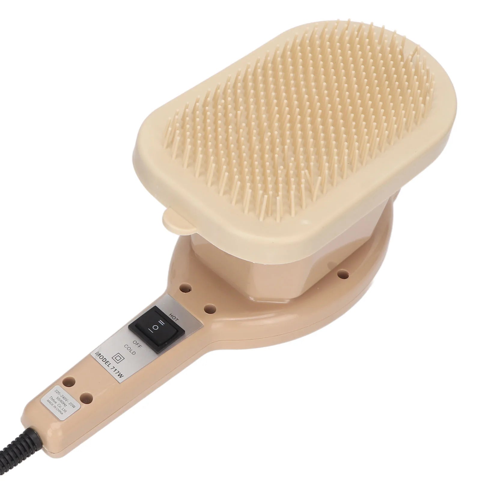 Handheld Back Massager Handheld Massage Machine Iron Shaped Hot Compress Relieve Fatigue Body Beating Massager