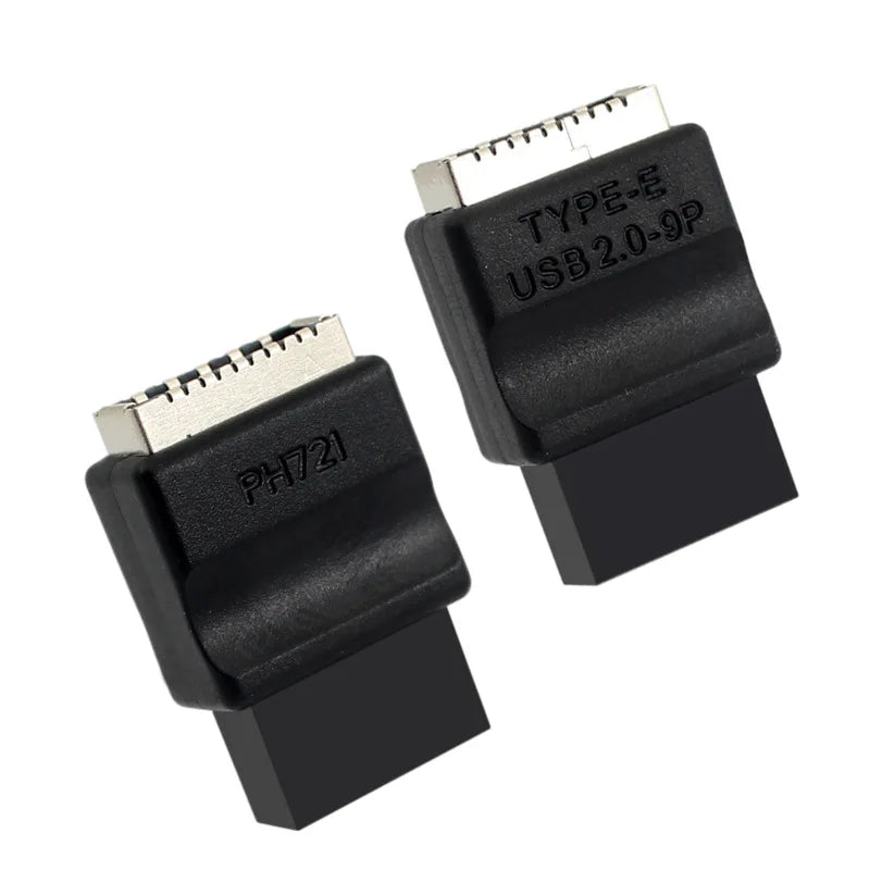 Motherboard USB2.0 9PIN Male To Type-E Female Adapter TYPE-E Interface Header Adapter