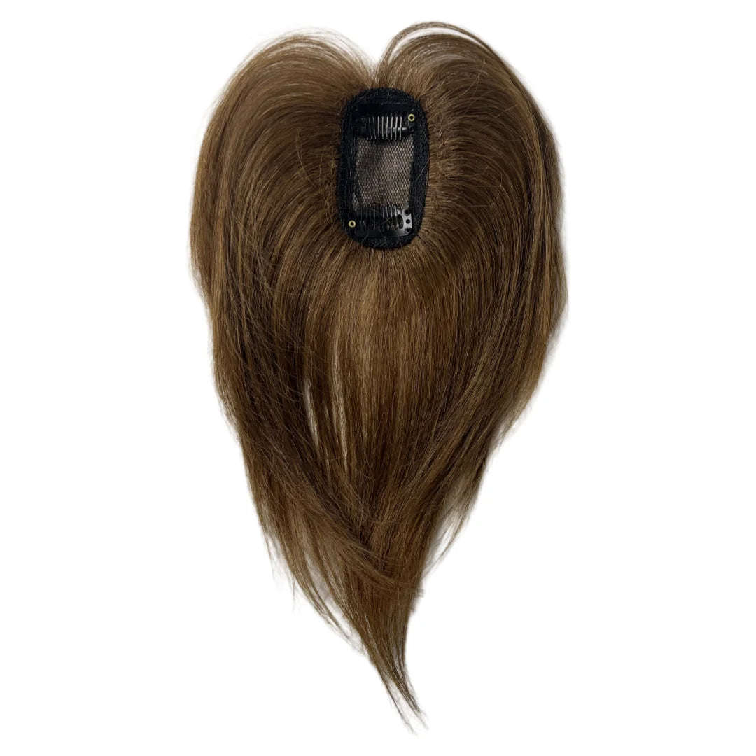 Real Human Hair Bangs Korean Natural Fringe Hair Extensions Clip In Mid Part Bangs Side Bangs Fake Fringe Hair Piece for Women