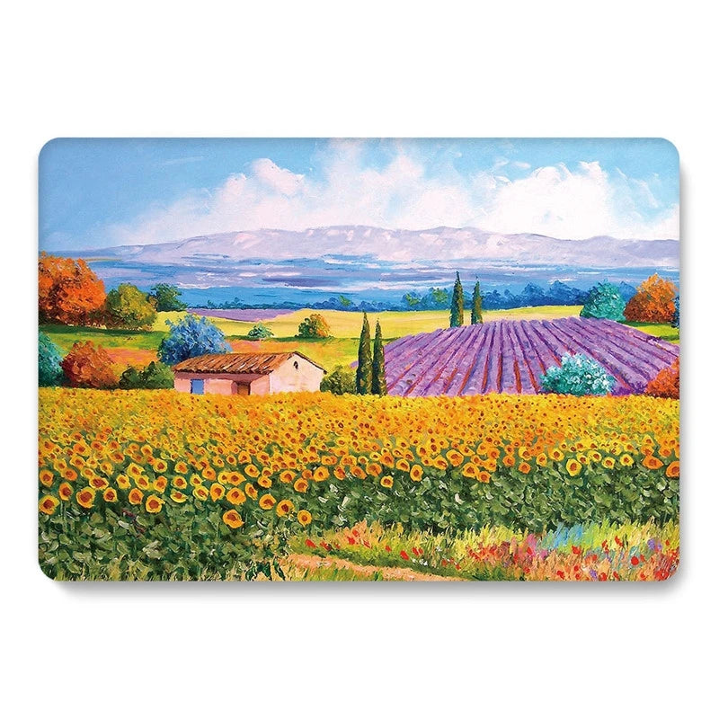 Oil Painting for Macbook Air 13 Case M1 2020 A2337 Laptop A2681 2022 M2 Cover Pro 12 14 Inch 2021 Starry Night A1466 A2179 Funda