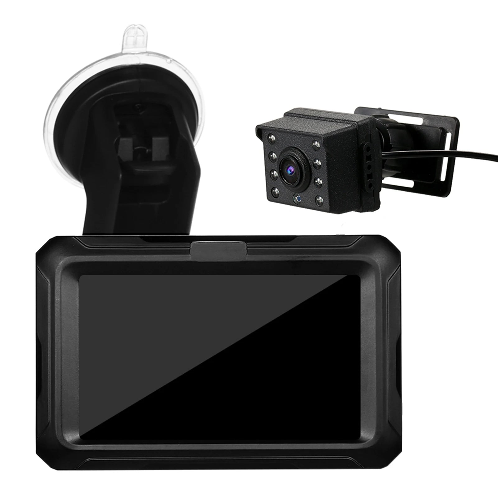 Baby Car Mirror1080P Baby Monitor with Camera Baby Car Mirror with 4.3'' IPS Screen Night Vision Function Adjustable Wide