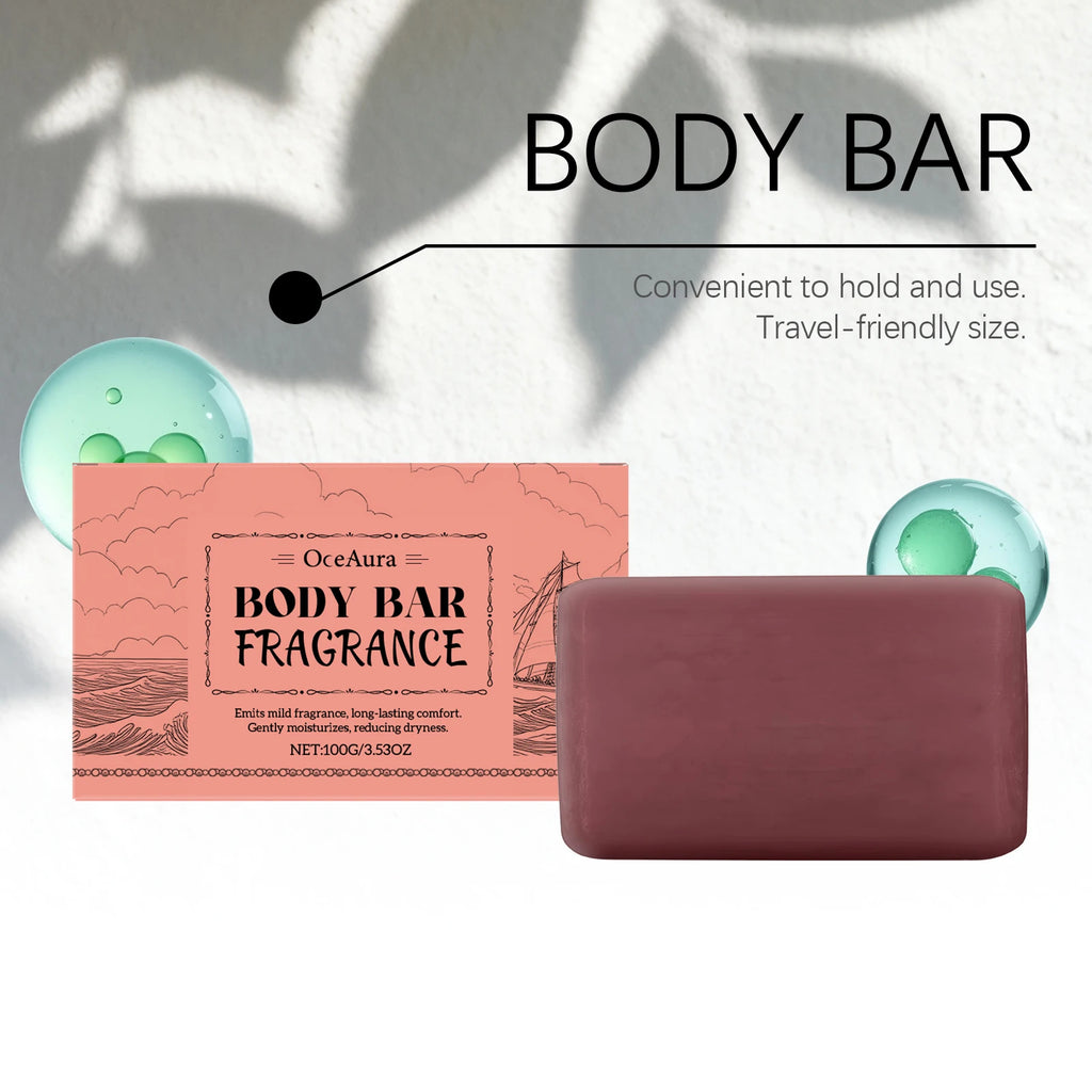 Sandalwood Scented Body Bar Moisturizing Gentle Cleansing Soap for Bath Shower Long-Lasting Fragrance Handmade Natural Skin Care