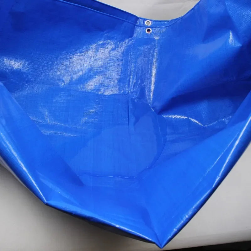2X2m 2X3m Waterproof Blue Orange Plastic PE Tent Tarp UV Protective Tarp Awnings Awnings Summer Backyard Gardens Rain Cover