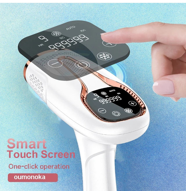 IPL Hair Removal Device 999999 Flashes Painless Laser Epilator for Women Permanent Hair Removal Home Use Body Bikini Face