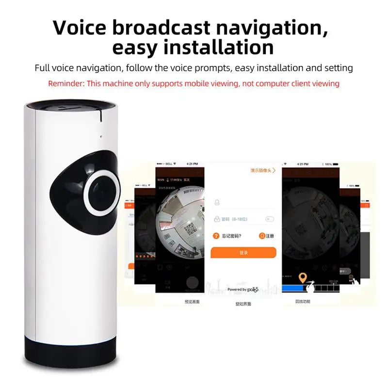 V380 1080P HD IP Camera WiFi  Camera Baby Monitor Night Vision Security Home Surveillance Camera Two-Way Audio Baby Pet Monitor