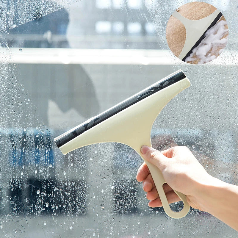 Glass Cleaning Tools Bathroom Mirror Squeegee Car Glass Scraper Cleaning Squeegee Wiper Windshield Silicone  Auto Washing Tool