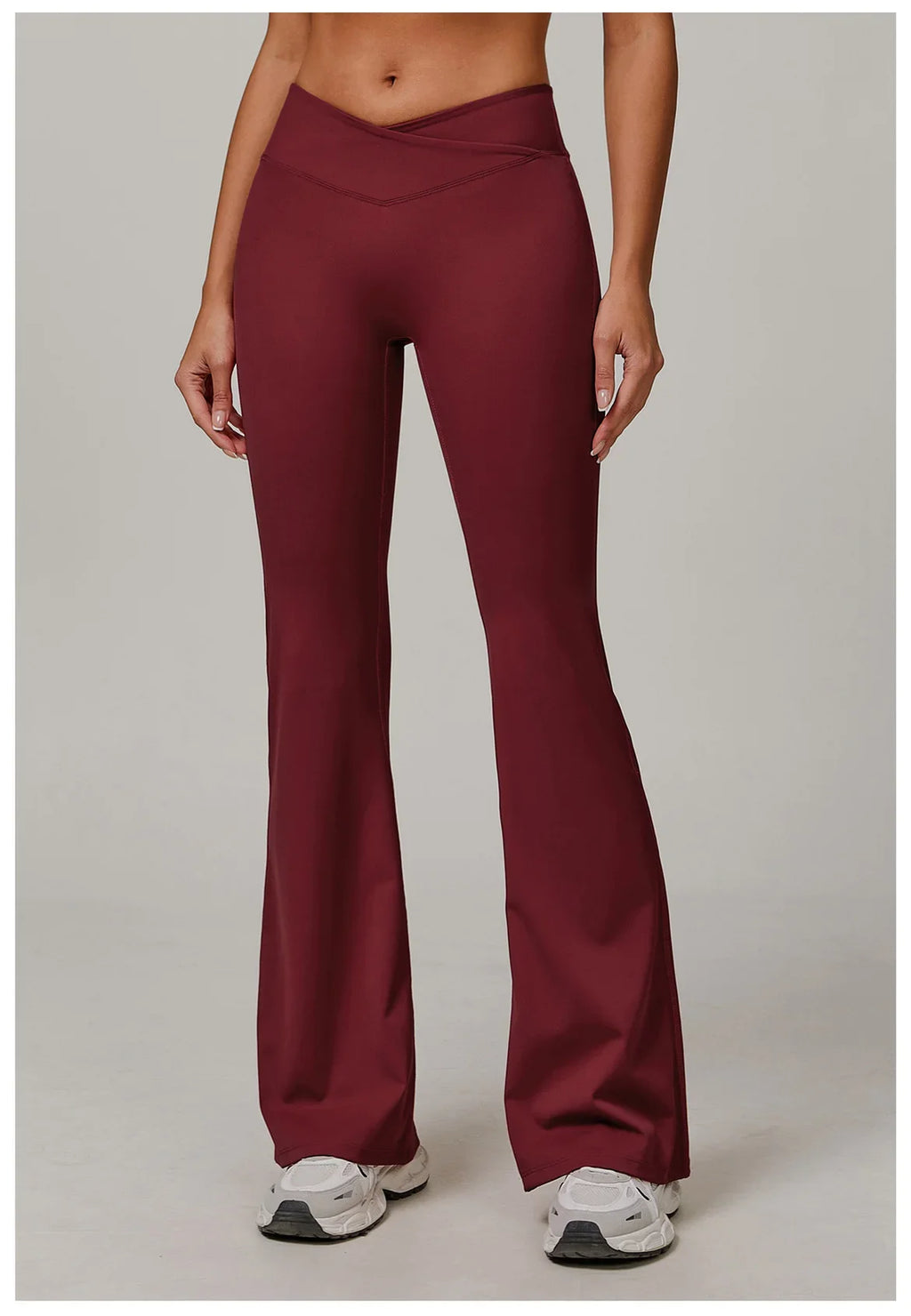 Wide Leg Pants Women Yoga Leggings Women Fitness Leggings Running Pant Sports Leggings High Waist Workout Tight Gym Bell-bottoms