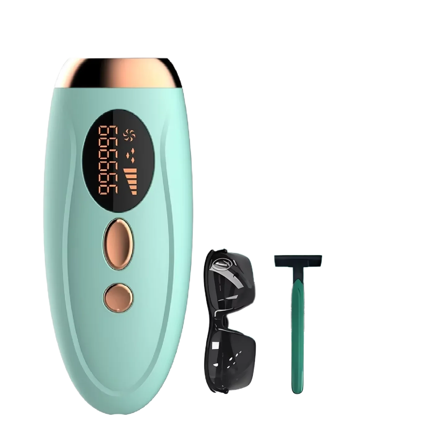Portable IPL Laser Epilator 999999 Flashes - Painless, Permanent Hair Removal for Women’s Body and Bikini Line