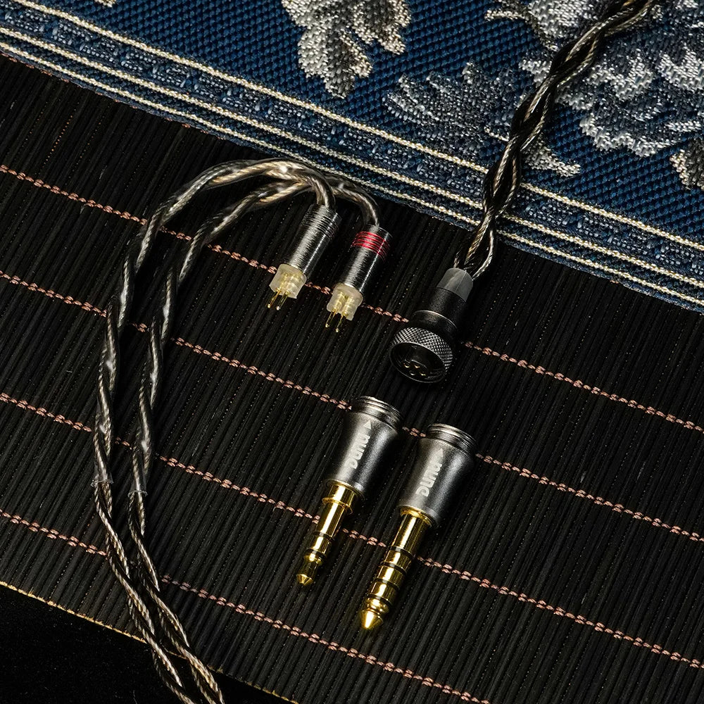 DUNU x KOTO ITO In-ear Earphones 2DD+2BA Hybrid Drivers IEMs with 4-Core Single-Crystal Copper Q-Lock Interchangeable Plug Cable