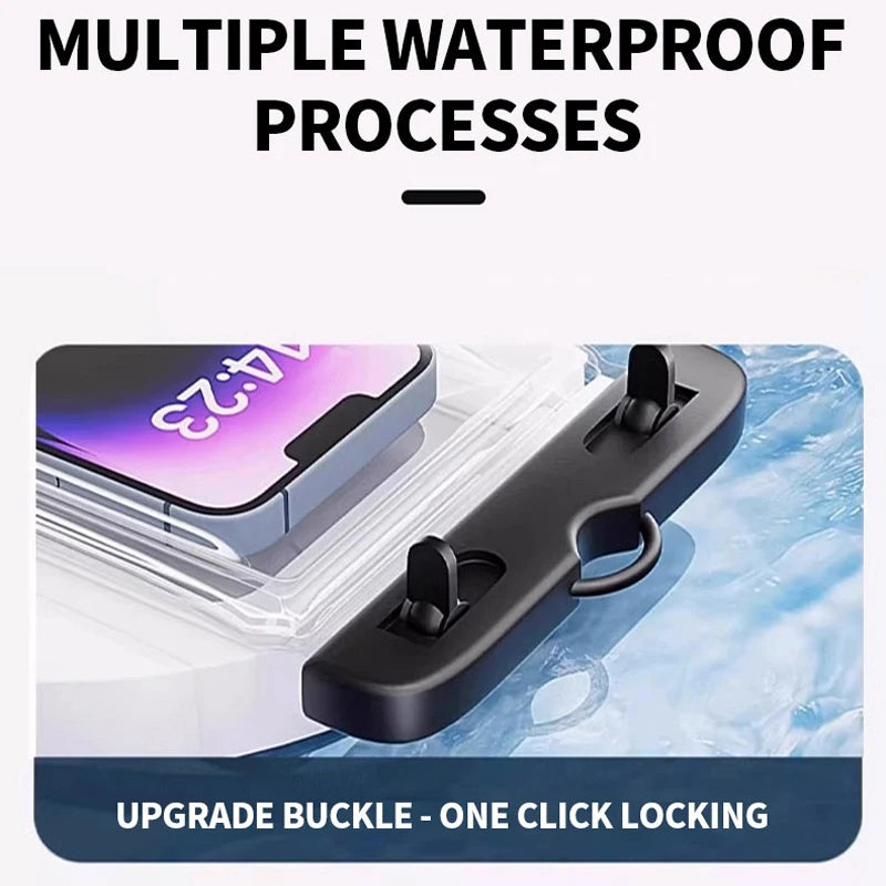 Waterproof Phone Pouch Drift Diving Swimming Bag Underwater Dry Bag Case Cover For Phone Water Sports Beach Pool Skiing