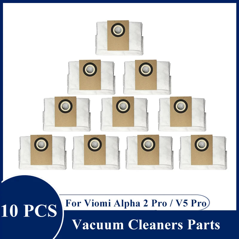 For Viomi Alpha 2 Pro / V5 Pro / V-RVCLM27B / V-RVCLM40B Vacuum Cleaner Parts Replacement Main Side Brush Filter Mop Accessory