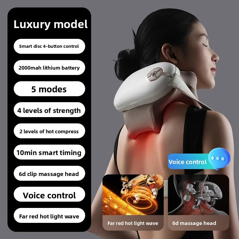 New Cervical Massager Back Waist trapezius Shoulder Neck Kneading Body Multifunctional Artifact Massager 2025