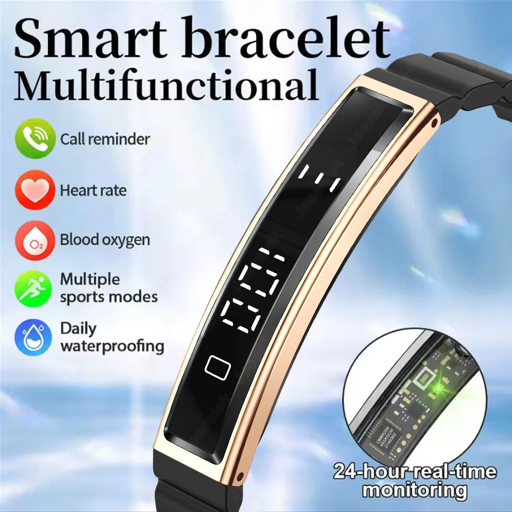 2026 New Smart Watch Pedometer Health Smart Bracelet Women Men Sports Fitness Waterproof Heart Rate Sleep Monitoring Wristbands