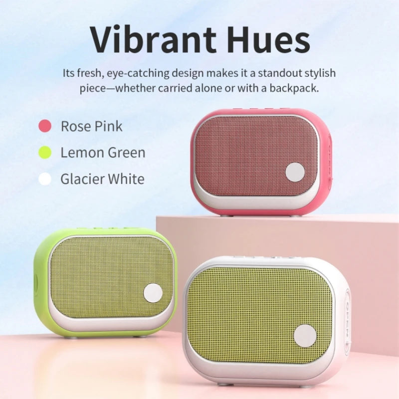Bluetooth Speaker BT5.3 Mobile Phone Desktop Outdoor Wireless  Speaker Portable Mini Subwoofer Support Tf  TWS/FM/RGB Speaker