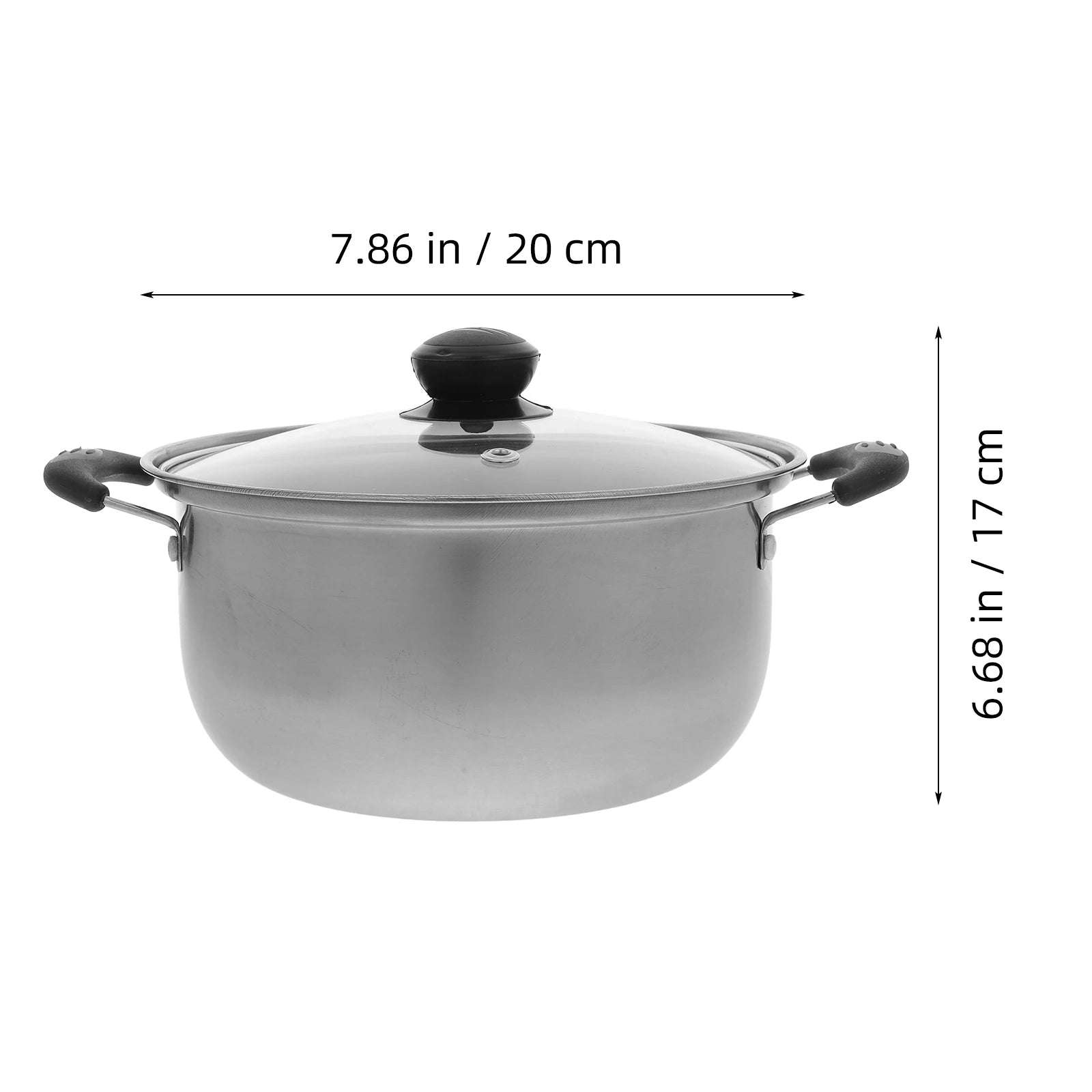 Stainless Steel Stock Pot 18L Premium Deep Multifunctional Steam Pot for Household Cooking Soup Steamer Pan Healthy Cookware