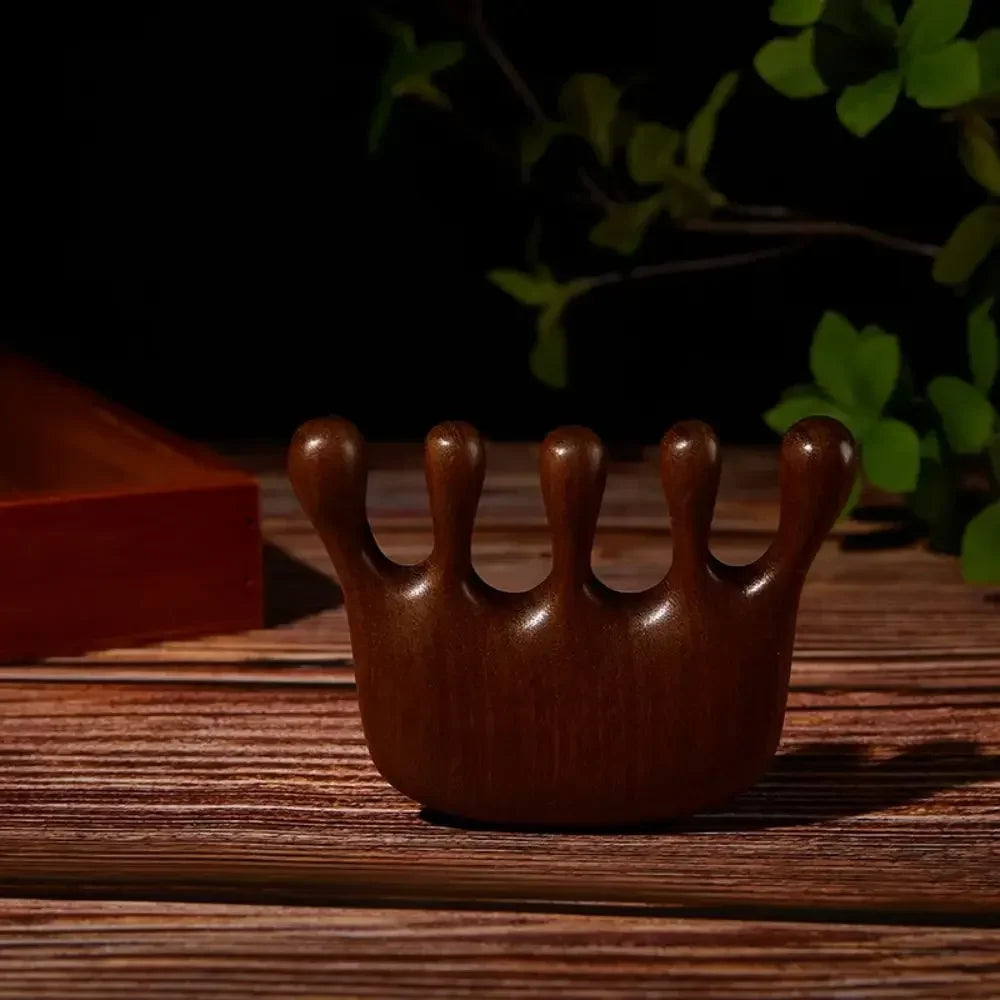 Gua Sha Massage Comb, Head and Face Scalp, Natural Facial Massager, Wide Tooth, Guasha Scraping, Body Massage