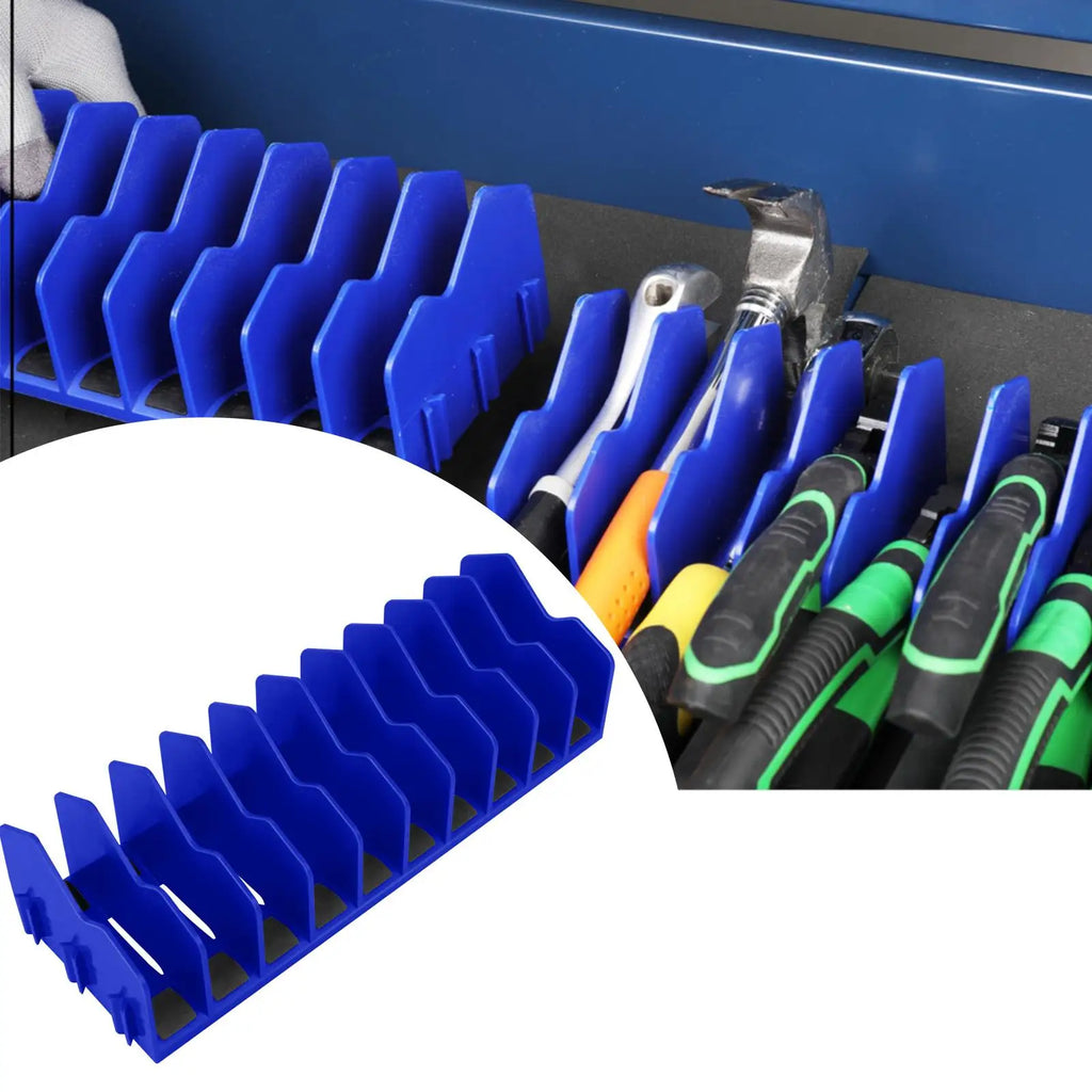 plier organizer rack Organizer Storage Rack Space-Saving Practical with Nonslip Rubber Base 10 Slots Pliers Cutters Organ