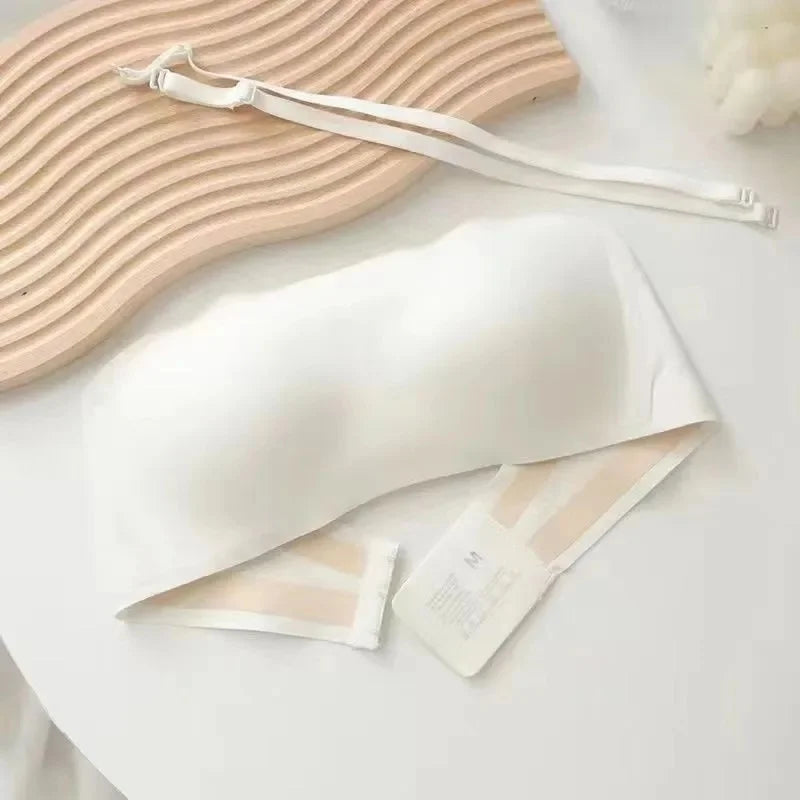 Bras For Women Non-Wire Bra Invisible Cup Padded Brassiere Seamless Underwear Female Sexy Lingerie Women'S Without Straps