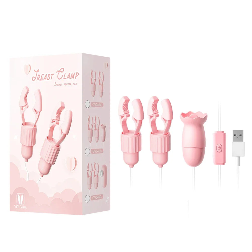 Sensitive Nipple Stimulator with Vibration - Dual-Action Pleasure Device for Women's Intimate Wellness & Massage