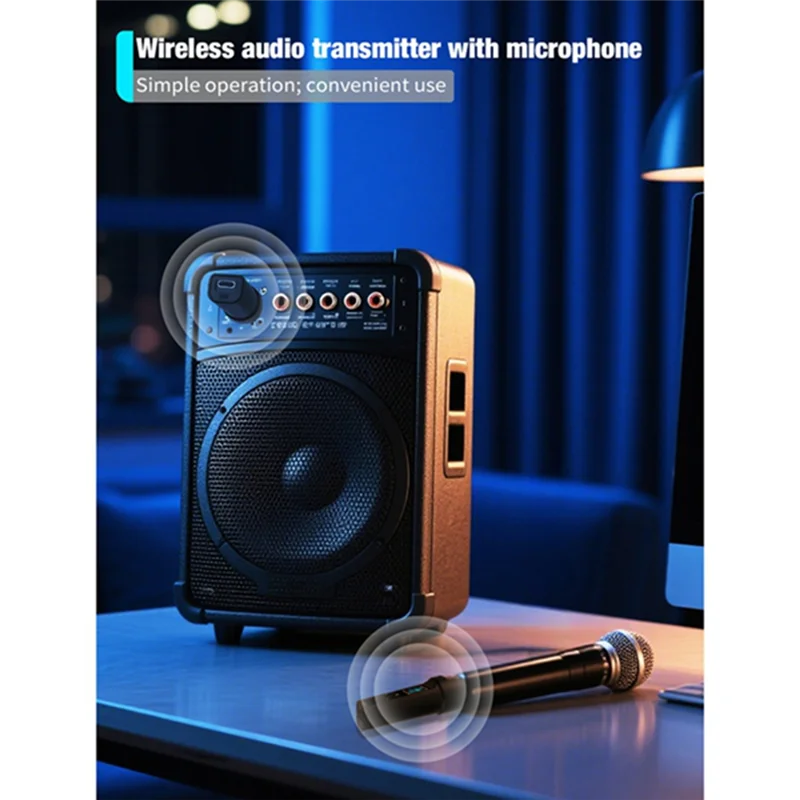 B04C-UHF Wireless XLR Transmitter XLR Transmitter And Receiver Wireless Microphone Receiver For Dynamic Microphone Guitar Audio