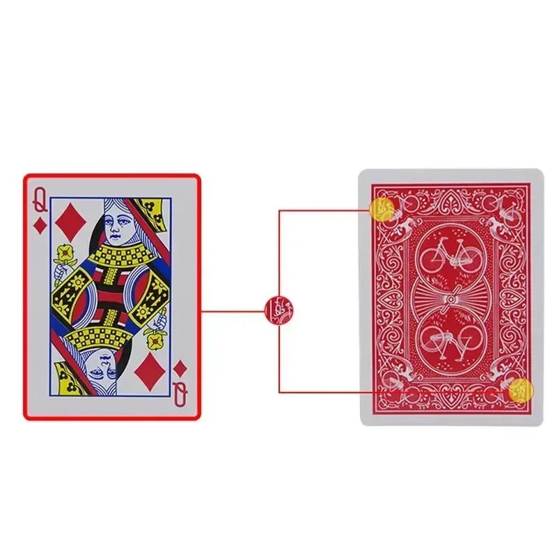 54 Tagged Playing cards Secret Marked Poker Card Marked Stripper Deck Of Cards Magic Board Game Gift Collection As Magic Tools