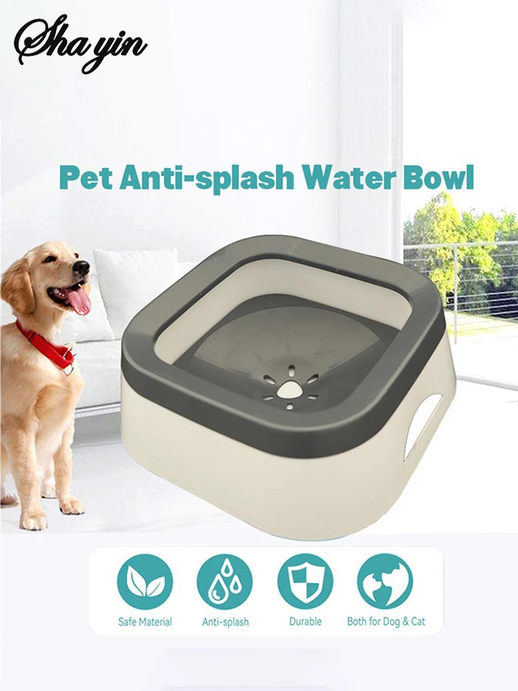 Outdoor Pet Floating Water Basin, Water Bowl, Car Mounted Bowl, Splash Proof And Spill Proof Water Dispenser For Dogs And Cats