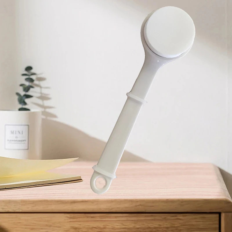 Multi Function Lotion Sunscreen Ointment Applicator Long Handle Body Cleaner Shower Brush Back Massager Beauty Tool