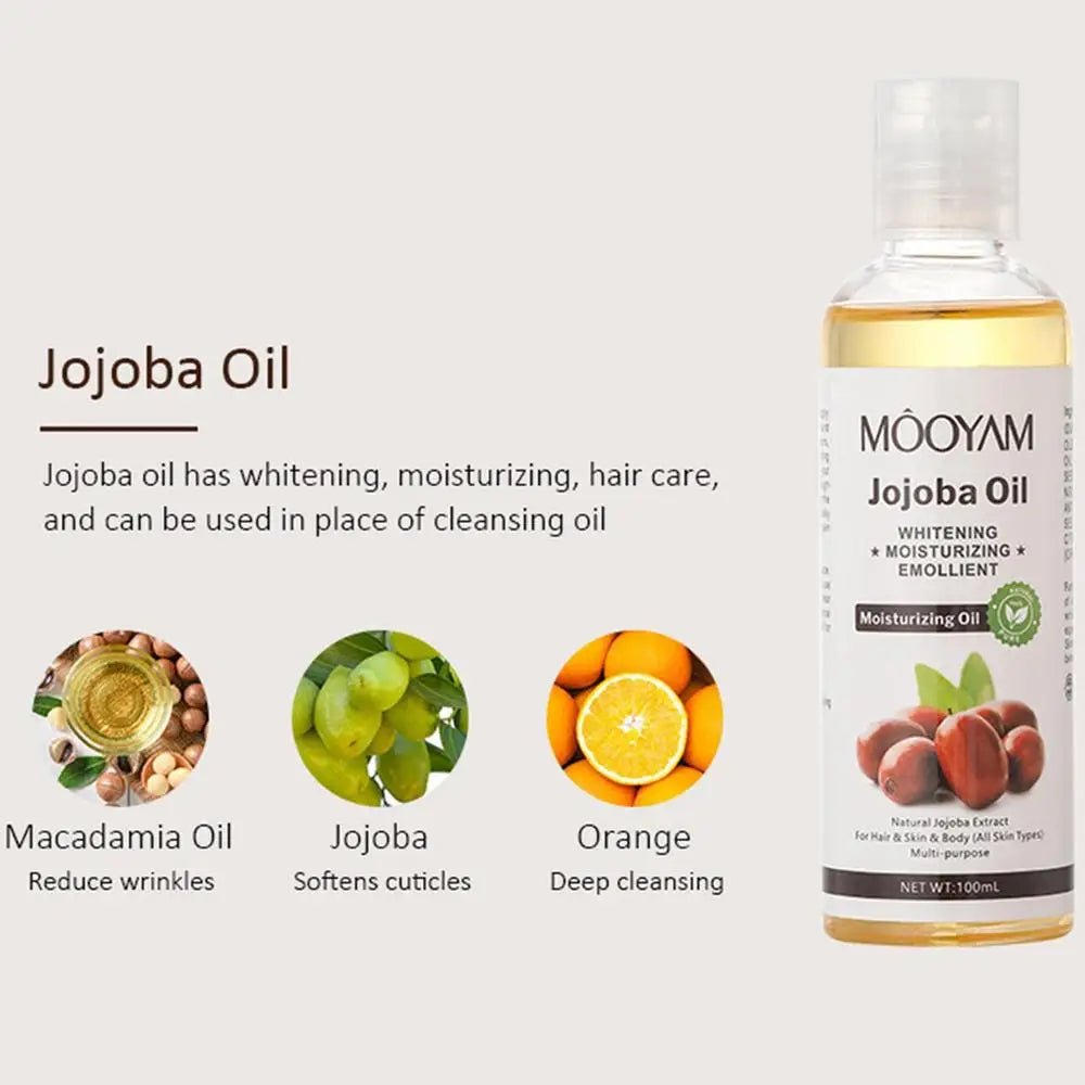 Face Body Coconut Argan Jojoba Castor Avocado Massage Oil Shrink Pore Firming Skin Face Oil Deep Relaxate Skincare Body Oil