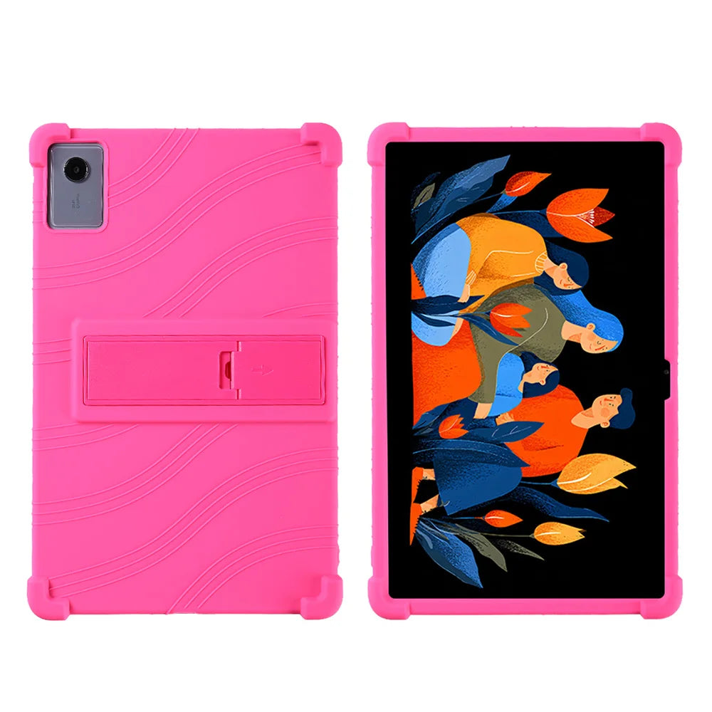 Case for Idea Tab Plus 12.1"2025 TB-365FC Tablet Kids Friendly Silicon Stand Cover Anti drop silicone prote