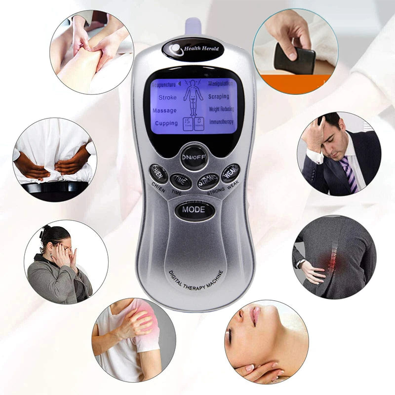 Electric Tens Unit Massager Muscle Digital Massage Electric Body LCD Display Machine