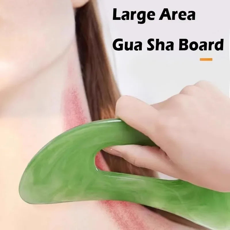 Guasha Board Resin Beeswax Massager Scraper Chinese Gua Sha Tool for Face Neck Back Body Acupuncture Pressure Massage Therapy