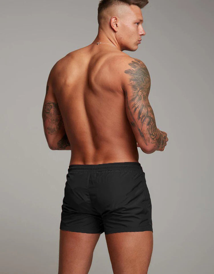 Men Hot Shorts Light Weight Thin Short Pants Running Squat Fitness Shorts Men GYM Wear Quick-drying Drawstring Shorts