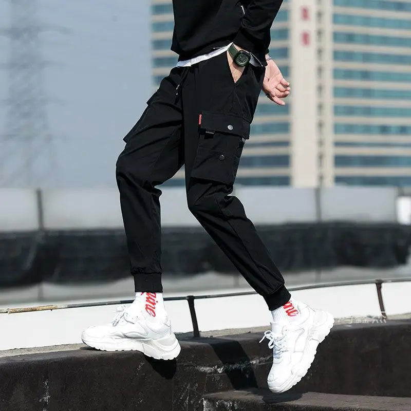 New Men Cargo Tactical Pants Work Combat Multi-pockets Casual Training Trousers Overalls Clothing Joggers Hiking Mens Cargo Pant