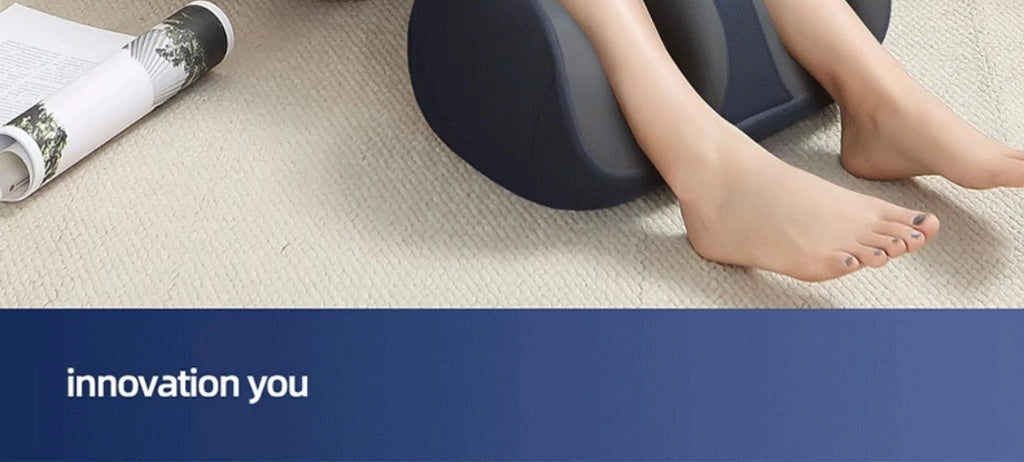 3D Shiatsu Foot Massager for Circulation Relax, Machine with Deep-Kneading Heat, Calf Massager,Ideal Gift for Mom Dad Friends