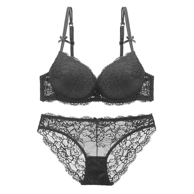 Women's Push-Up Bra & Panty Set — Elegant Daily Lingerie
