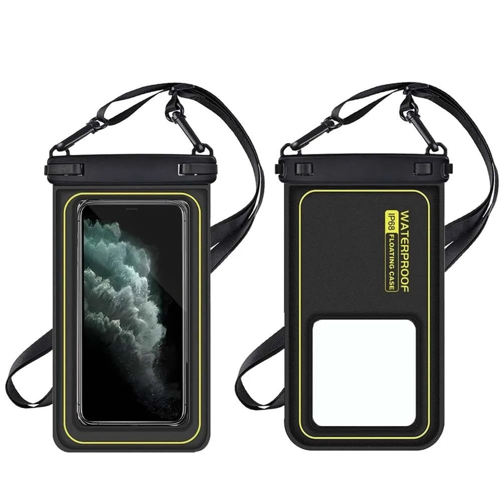 Touch Screen Waterproof Phone Bag Transparent PVC Mobile Phone Waterproof Bag Underwater Dry Universal
