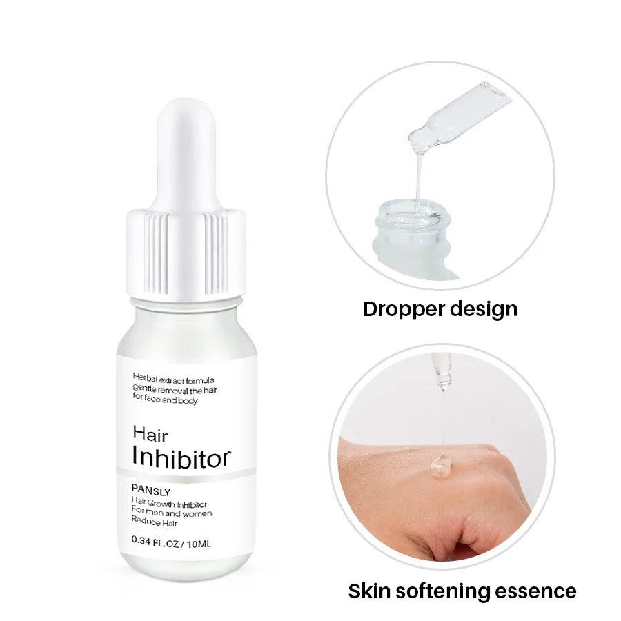 Professional Stop Hair Growth Inhibitor Serum Oil Painless Moisturizing Whitening Removal Non-irritating Skin Care Body Beauty