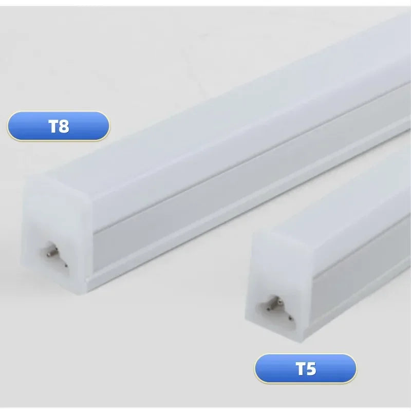 2x T5 T8 fluorescent lamp LED lamp 30cm 60cm 1.2m 0.9m 6w 10W cold white light 110V 220V LED lamp integration, kitchen lighting