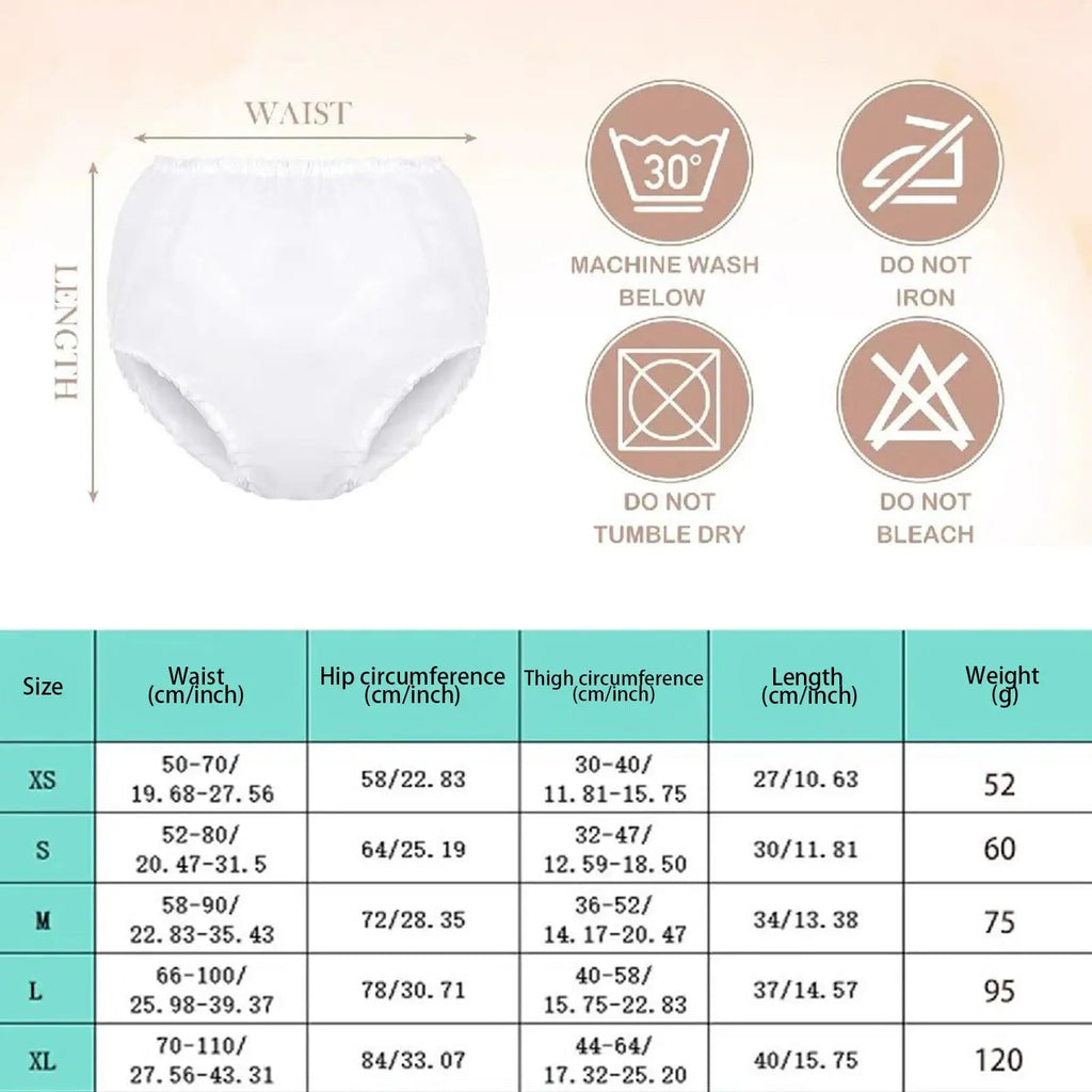 Adult TPU Waterproof Cloth Diaper Comfortable Washable Breathable High Quality Undewears Accessory for Senior People Old People