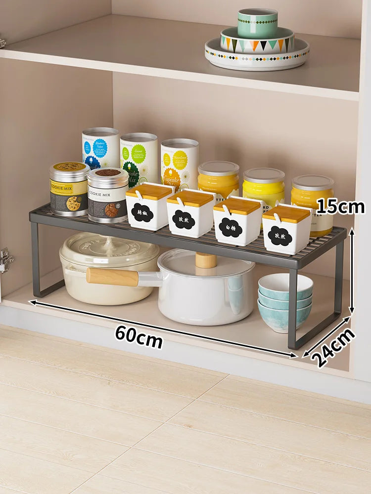 Kitchen Countertop Storage Ra Multi-Layer Cabinet Organizer Spice Storage elf Tabletop Arrangement Utili Tool