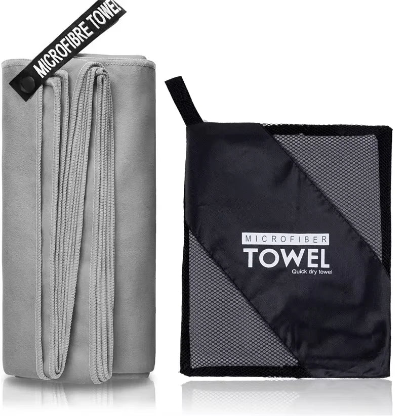 Quick-Drying Bath Towel Microfiber Bathroom Towel With Portable Bag Highly Absorbent & Fast Drying for the Body After Bathing