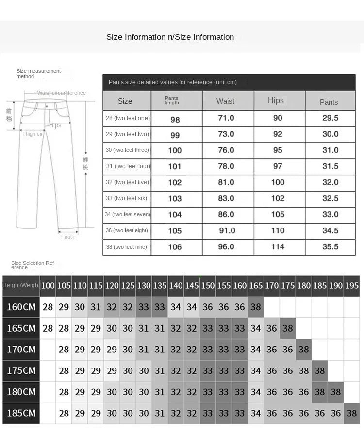 Pure black jeans men's 2025 new light luxury fashion spring and summer versatile elastic slim fit small straight leg pants