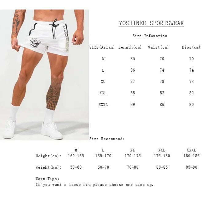 Men Shorts Hot Shorts for Men Workout Gym Jogger Sweatshorts Quick Dry Light Weight Bodybuilding Short Pants
