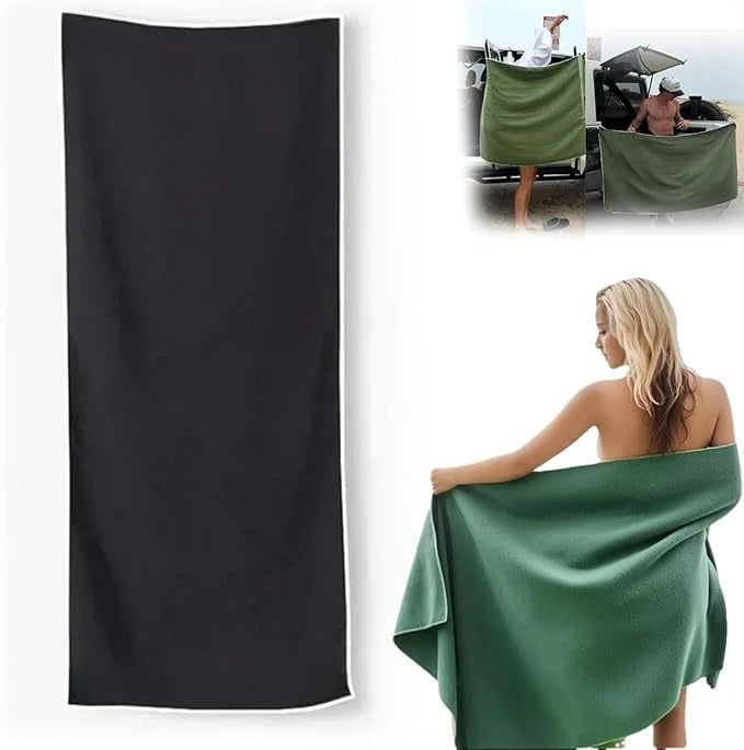 Magnetic Bath Towel Microfiber Quick Drying Outdoor Magnet Towels Beach Towel for Surfing Swimming Changing Clothes