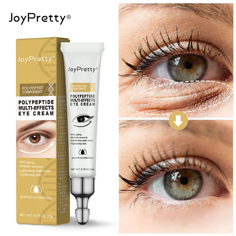 JoyPretty Anti Wrinkle Eye Cream Eye Bags Removal Polypeptide Anti Aging Tightening Dark Circles Puffiness Eye Skin Care Creams