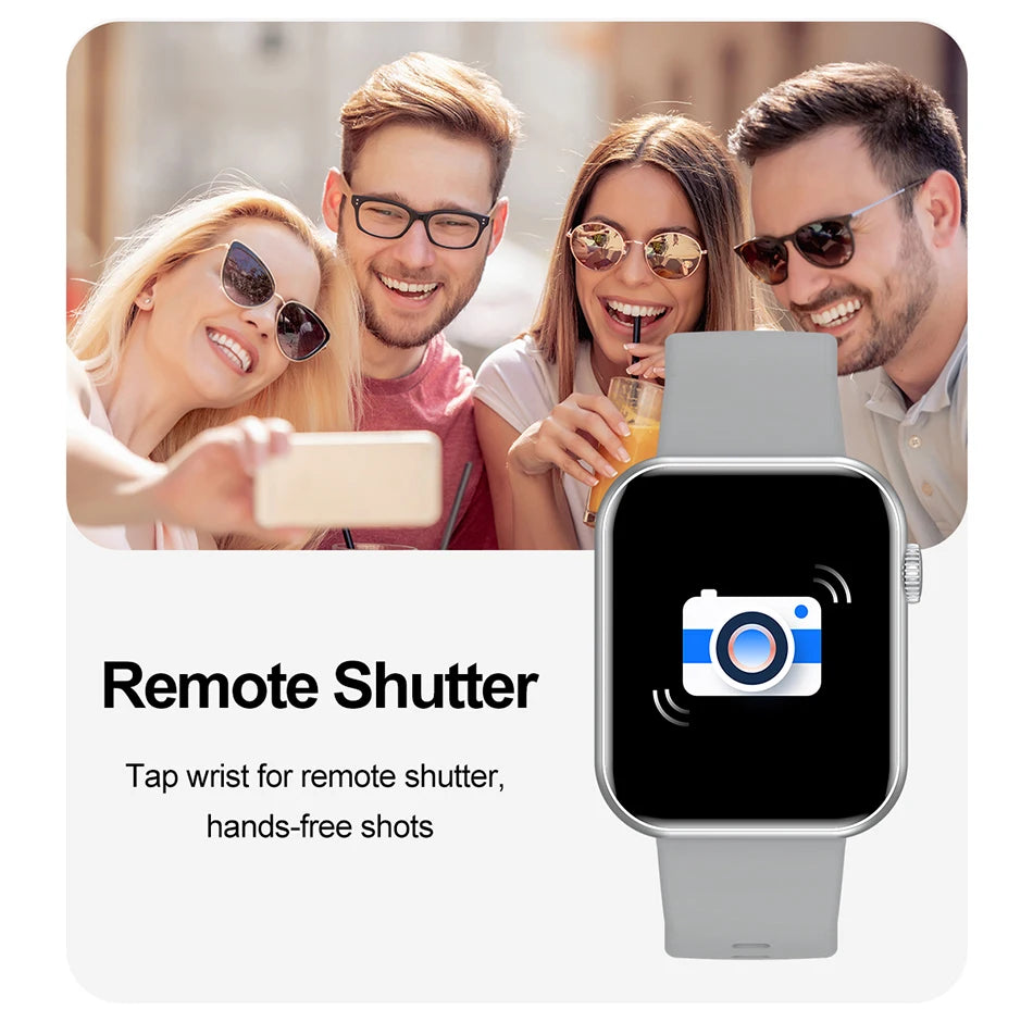 2025 New Smart Watch Full Touch Screen Bluetooth Call AI Voice Heart Rate Waterproof Watches Sports Bracelet Smartwatch Women