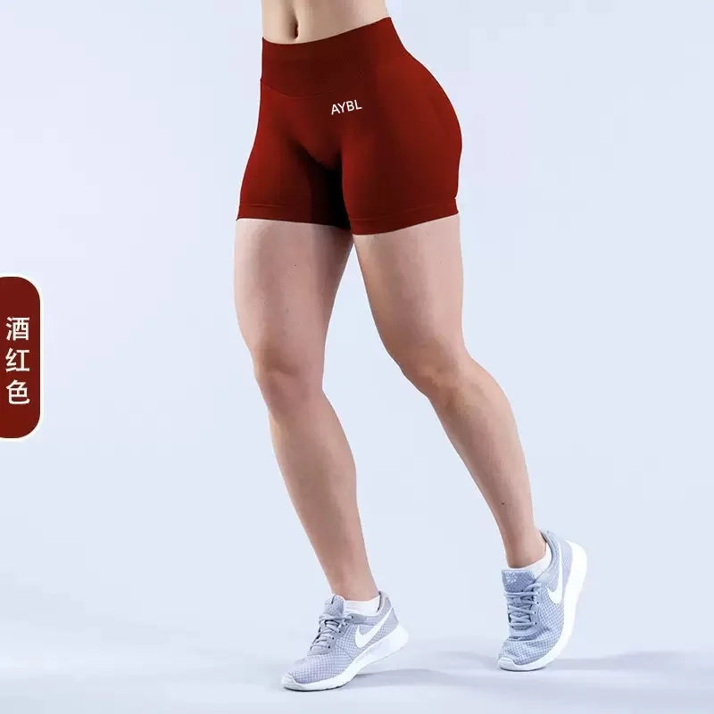Fashion Shorts Low Waist Seamless Yoga Shorts Scrunch Bum Gym Shorts Women Workout Biker Stretch Fitness Shorts
