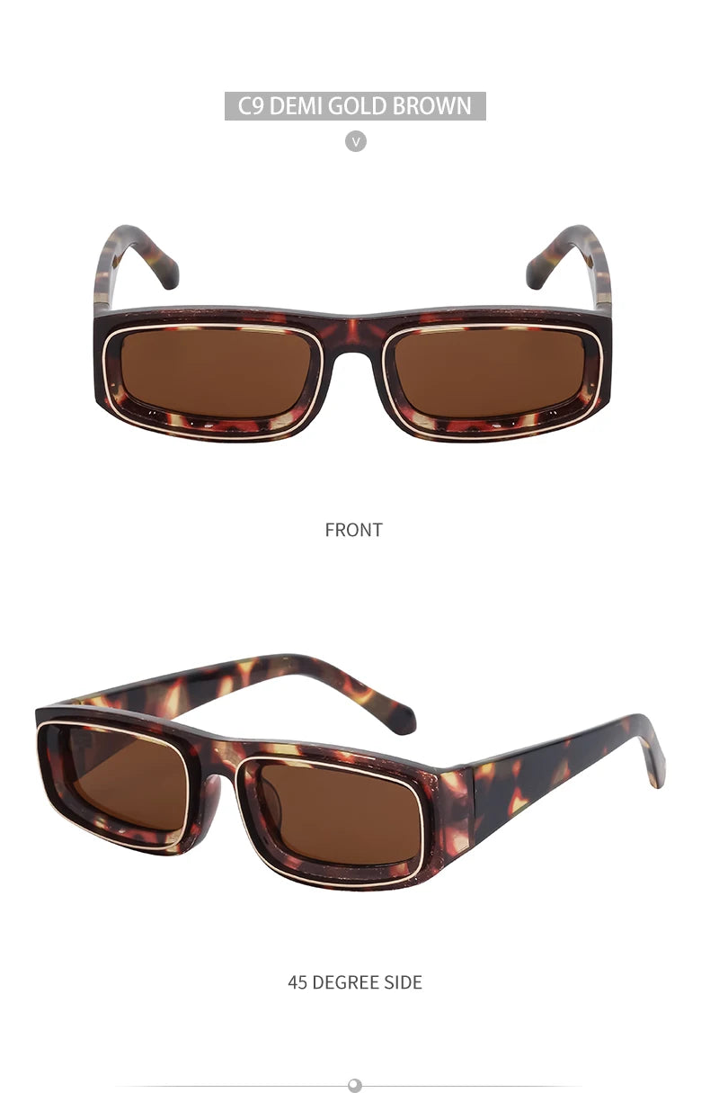 New Sunglasses for Men Women Retro Small Frame Glasses Men's Outdoor Sunscreen Sun Glasses UV400 Summer Fashion Accessories