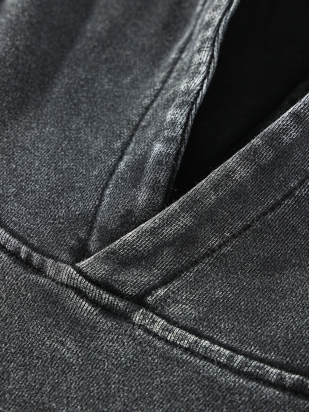 100% Cotton Men's Clothing Vintage Black Acid Wash Hoodies Men Women Oversized Hip Hop Sweatshirts Casual Pullover Y2K Clothes